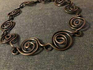 �y���������z�W���G���[�E�A�N�Z�T���[ �l�b�N���Xcollana di rame fatto a mano grande