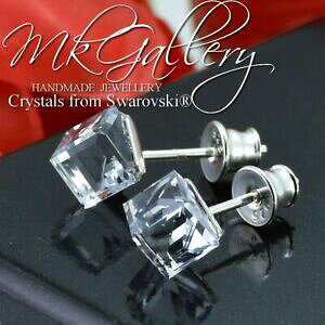 yzWG[EANZT[ X^[OVo[X^bhCONX^NX^XtXL[Rsterling silver stud earrings cube crystal cal 6mm crystals from swarovskiR