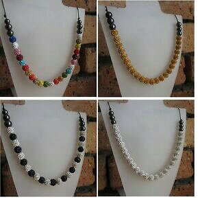 �y���������z�W���G���[�E�A�N�Z�T���[ �V�����o���G�}�e�l�b�N���X�T�C�Yshamballa amp; ematite collanacolori assortitiadattabile a qualsiasi dimensione