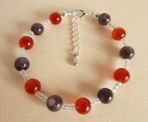 yzWG[EANZT[ NX^q[OE}`[tuXbggemstone cristallo guarigione artrite reumatismi muscolo dolore sollievo braccialetto regalo b