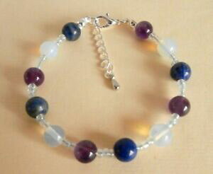 yzWG[EANZT[ WFXg[NX^q[OuXbgobOgemstone cristallo guarigione emicrania mal di testa nevralgie braccialetto borsa regalo