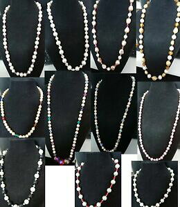 yzWG[EANZT[ Be[WyvXRX`[NX^KXr[YlbNXvintage costume perle plus cristalli, perle di vetro, ecc collane