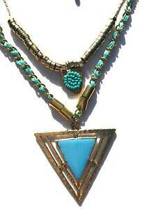 yzWG[EANZT[ ^[RCY`xbglbNXlbNXcollana tibetano turchese per le donne uk venditore a buon mercato collana