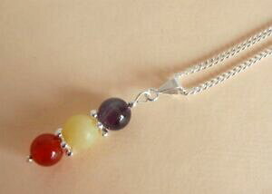 yzWG[EANZT[ NX^q[OlbNXgemstone cristallo guarigione cfs mi fatica triste depressione recupero collana regalo b