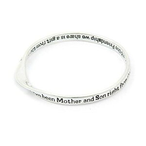 �y���������z�W���G���[�E�A�N�Z�T���[ ���b�Z�[�W�u���X���b�gbracciale con messaggio ci sono stati madre e figlio fin dallinizio e gli amici