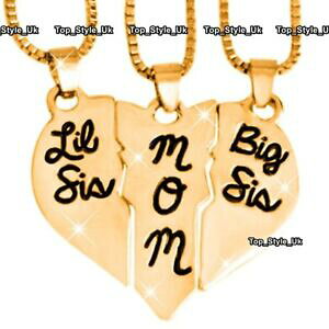 �y���������z�W���G���[�E�A�N�Z�T���[ ���[�Y�S�[���h�l�b�N���X�Z�b�g�N���X�}�Xrose gold figlia mother amp; sorelle collane set ragazze donne natale regali e5