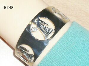 �y���������z�W���G���[�E�A�N�Z�T���[ �X�e�����X�X�`�[���u���X���b�gb248 donna bracciale in acciaio inox 30mm di larghezza adattabile a qualsiasi polso