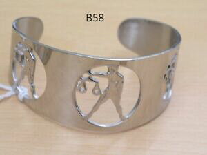 �y���������z�W���G���[�E�A�N�Z�T���[ �X�e�����X�X�`�[���u���X���b�gb58 donna bracciale in acciaio inox 30mm di larghezza adattabile a qualsiasi polso
