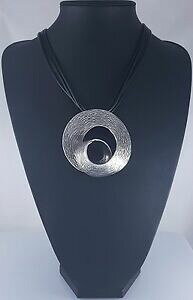 yzWG[EANZT[ ubN}`P[uVo[AeB[NGLZgbNEhQbNlbNXnero multi cavo grosso argento anticato astratto eccentrico round lag