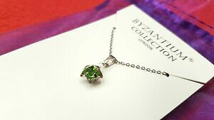 �y���������z�W���G���[�E�A�N�Z�T���[ �r�U���e�B�E���R���N�V�����l�b�N���X�X�����t�X�L�[�N���X�^���O���[���X�^�[�o�����^�C���f�[bisanzio collection collana swarovski crystal green starnuovo rega