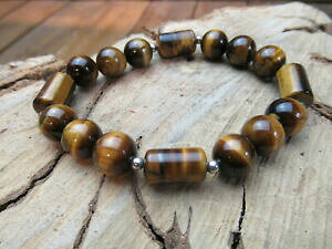 yzWG[EANZT[ U^CK[XACWFXg[p[uXbgle tigri eye gemstone bracciale di perle