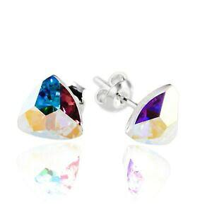 yzWG[EANZT[ Vo[X^[OC[X^bhNX^NX^XtXL[R925 argento sterling ear stud caleidoscopio crystal ab 9 mm cristalli swarovski R
