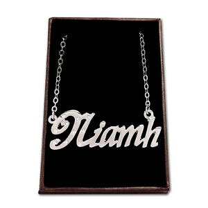 yzWG[EANZT[ zCgS[hbLlbNXiCAACfAbianco oro placcato collana con nomeniamhidea regalo per leiengagment ciondolo