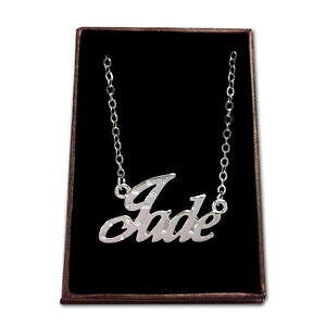 yzWG[EANZT[ p[\iCYWFChACfAzCgS[hbLlbNXbianco oro placcato collana con nomegiadaidea regalo per leiregali personalizzati