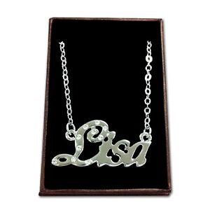 yzWG[EANZT[ zCgS[hbLlbNXTACfAJX^Chy_gbianco oro placcato collana con nomelisaidea regalo per leicustom made ciondolo