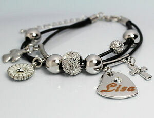 yzWG[EANZT[ zCgS[hy_gTuXbgo[Xf[K[NX}Xv[gnome ciondolo oro bianco lisa braccialetto compleanno ragazza regali di natale