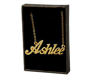 yzWG[EANZT[ AV[S[hbLNX}XACfeBeBcollana con nome ashlee 18ct placcato oromatrimonio natale regali di identita