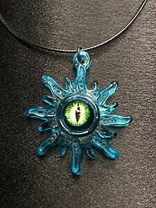 yzWG[EANZT[ SVbNnEB[EBbJ~XeBbNACnhChlbNXgothic, halloween, inquietante, wicca, pagan, mystic occhio collana hand made unico