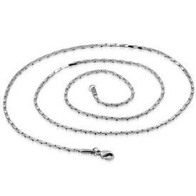 【送料無料】ジュエリー・アクセサリー ステンレスヘビネックレスチェーンステンレスserpenti in acciaio inox collana 1 mm catena 50cm stainless steel chain e019