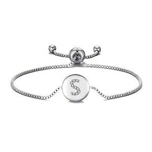 yzWG[EANZT[ XtXL[NX^uXbg^[Rbracciale dellamicizia iniziale lettera s create con cristalli swarovski R