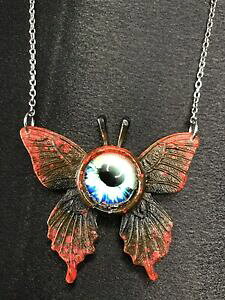 yzWG[EANZT[ SVbNnEB[EBbJ~XeBbNACnhChlbNXgothic, halloween, inquietante, wicca, pagan, mystic occhio collana hand made unico