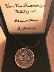 yzWG[EANZT[ JbgI[XgA_X^[Asit[y_glbNXtagliato medaglia austriaco stella alpina fiore collana ciondolo