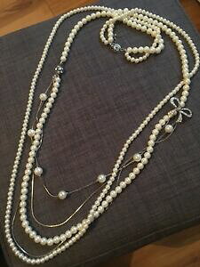 yzWG[EANZT[ o[AChRX`[p[lbNXriver island costume perla collane x2