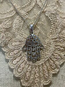 yzWG[EANZT[ }CNt@eB}nhlbNXC`NX}X\bNXX^btmicro 925 collana con mano fatima 18 pollici regali di natale calza stuffer