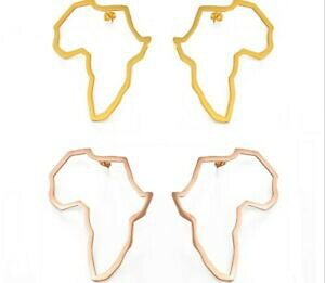 �y���������z�W���G���[�E�A�N�Z�T���[ �A�t���J�}�b�v�R���^�[�C�������O�h���b�v�_���O���S�[���h���[�Y�S�[���h�V���o�[�X�e�[�g�����gafrica mappa contorno orecchini 7cm goccia dangle oro rosa oro 