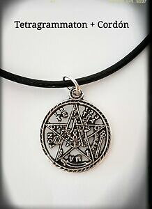 yzWG[EANZT[ X^[OVo[egO}gy^OEBbJy_gv^925 sterling silver tetragrammaton pentagram pagan wiccan pendant plata esoteric