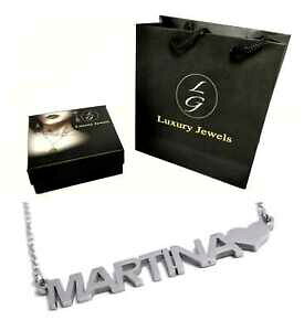 yzWG[EANZT[ WRlbNXn[gX`[OWA[WGYcollana girocollo con nome in acciaio cuore lg luxury jewels