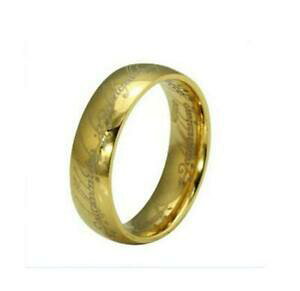 yzWG[EANZT[ OS[htBO[il anello il macht circa 22,5 mm oro con filligranem scritta interno e esterno