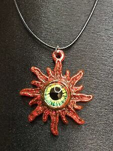 yzWG[EANZT[ SVbNnEB[EBbJ~XeBbNACnhChlbNXgothic, halloween, inquietante, wicca, pagan, mystic occhio collana hand made unico