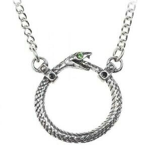 yzWG[EANZT[ COh\tBAXl[NlbNXXl[NE{XV{SVbNalchemy englandsophia serpente collana, serpente ouroboros simbolo, gotico, regalo