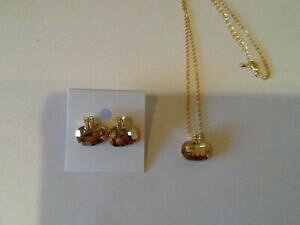 yzWG[EANZT[ lbNXCOZbgXtXL[NX^oOcollana e orecchini set, cristalli swarovski, prezzo consigliato  4499, regalo bagu