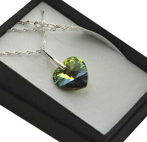 yzWG[EANZT[ XtXL[NX^Vo[lbNXTnn[g925 collana dargento realizzato con cristalli swarovski * sahara * cuore 1018