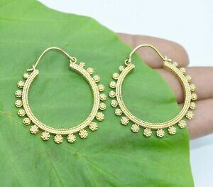 �y���������z�W���G���[�E�A�N�Z�T���[ �u���X�}���_���W�y�[�C�������O�C�������O�t�@�b�V�������[�W�t�[�v�C�������O�{�zottone massiccio mandala gypesy orecchino tribale fashion orecchino a cerchio grand