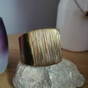 �y���������z�W���G���[�E�A�N�Z�T���[ �o�b�N�C���u���X�g�[���S�[���h���^���G�X�j�b�N�u���X���b�g�R�X�`���[��retro in ottone tono oro metallo vasta dichiarazione braccialetto bracciale etnico cost