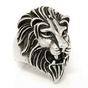 yzWG[EANZT[ S[hXeXX`[O|bVCIwbhXeXX`[OtFb^[fetter anello in acciaio inossidabile testa di leone lucido in oro