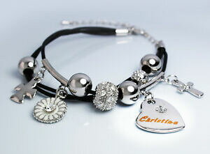 yzWG[EANZT[ S[hzCgy_gNXeB[iuXbgC[X^[NX}Xv[goro bianco ciondolo nome christina bracciale compleanno pasqua natale regali p