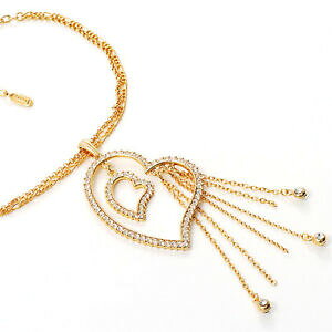 yzWG[EANZT[ NX^_un[gy_gcristallo doppio cuore ciondolo