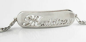 yzWG[EANZT[ uXbg}fB\zCgS[hbLNX}Xv[gbracciale con nome maddison 18k bianco oro placcato regali di natale per la sua