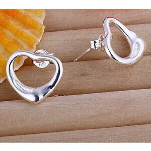 yzWG[EANZT[ n[gvOCOX^[OVo[bLasamo donna orecchini a spina cuore 925 placcato in argento sterling o1099