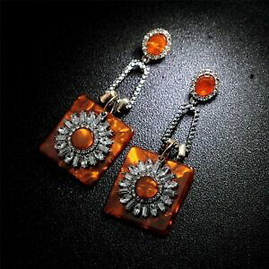 yzWG[EANZT[ u[NhGChWIgbNgCAOJWWgboucles doreilles dore geometrique triangle carre resine ambre long retro aa32