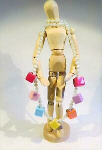 yzWG[EANZT[ r[YJtL[ulbNXcg6366 luminoso colorato cubo collana con perline