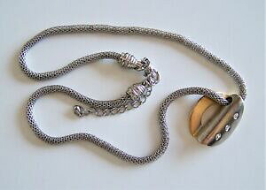 �y���������z�W���G���[�E�A�N�Z�T���[ �W���R�j�V���o�[�c�[�g�[���g���[���[�z�[�X�R���A�[tubo flessibilecollier in look argentoattraente rimorchio bicolore con zirconi