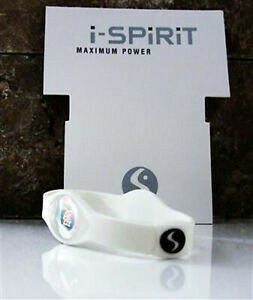 【送料無料】ジュエリー・アクセサリー スピリットホログラムシリコーンブレスレットホワイトサイズispirit ologramma bracciale silicone frequenza amorefortuna, colore bianco, size s