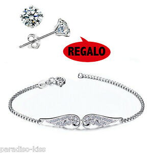 �y���������z�W���G���[�E�A�N�Z�T���[ �C�������O�X�g���X�z���C�g�A��collana orecchini da donna strass bianco ali a207