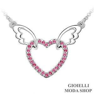 yzWG[EANZT[ NX^XtXL[n[gy_glbNXcollana donna ciondolo cuore con crystal swarovski elements g146