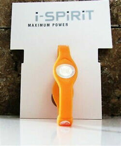 yzWG[EANZT[ XsbgzOVR[uXbgIWlITCYispirit ologramma bracciale silicone frequenza amore, colore neon arancione, size l